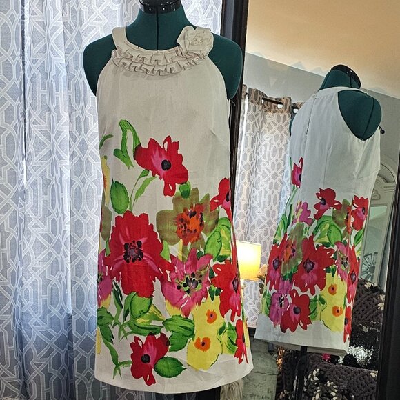 Sophia Christina Dresses & Skirts - Sophia Christina Floral Halter Dress – Size 6